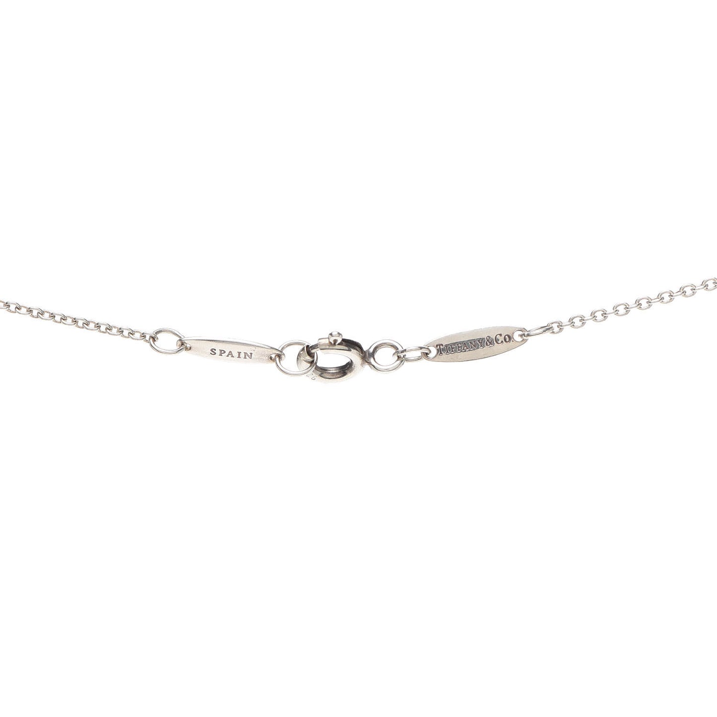 Sterling Silver 12mm Elsa Peretti Cross Pendant Necklace