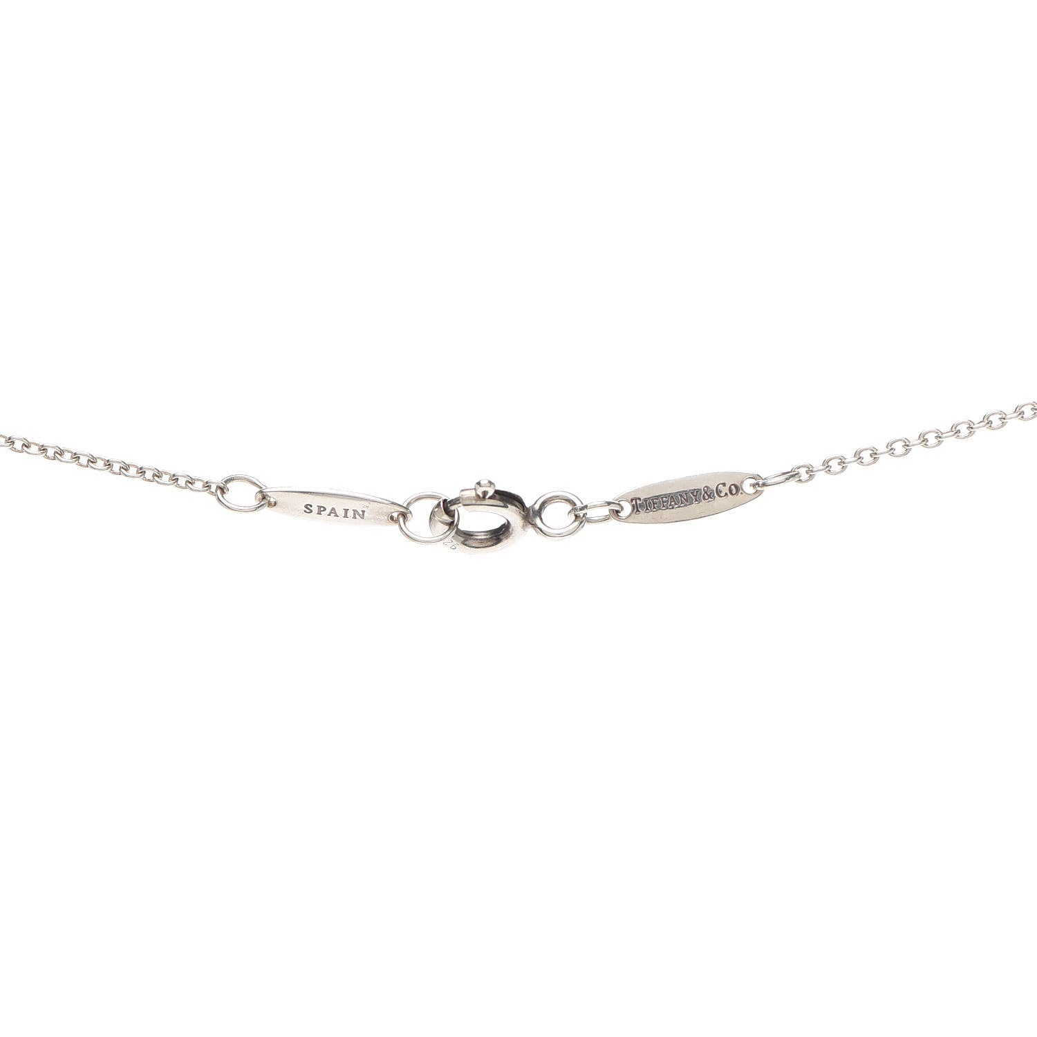 Tiffany Sterling Silver 12mm Elsa Peretti Cross Pendant Necklace 5 of 6