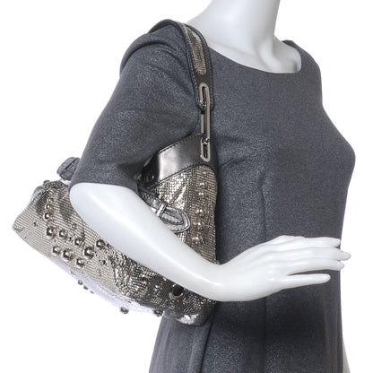 Jimmy Choo Mesh Tam Tote Silver 2 of 6