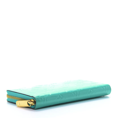 Louis Vuitton Vernis Zippy Wallet Bleu Lagon 4 of 9