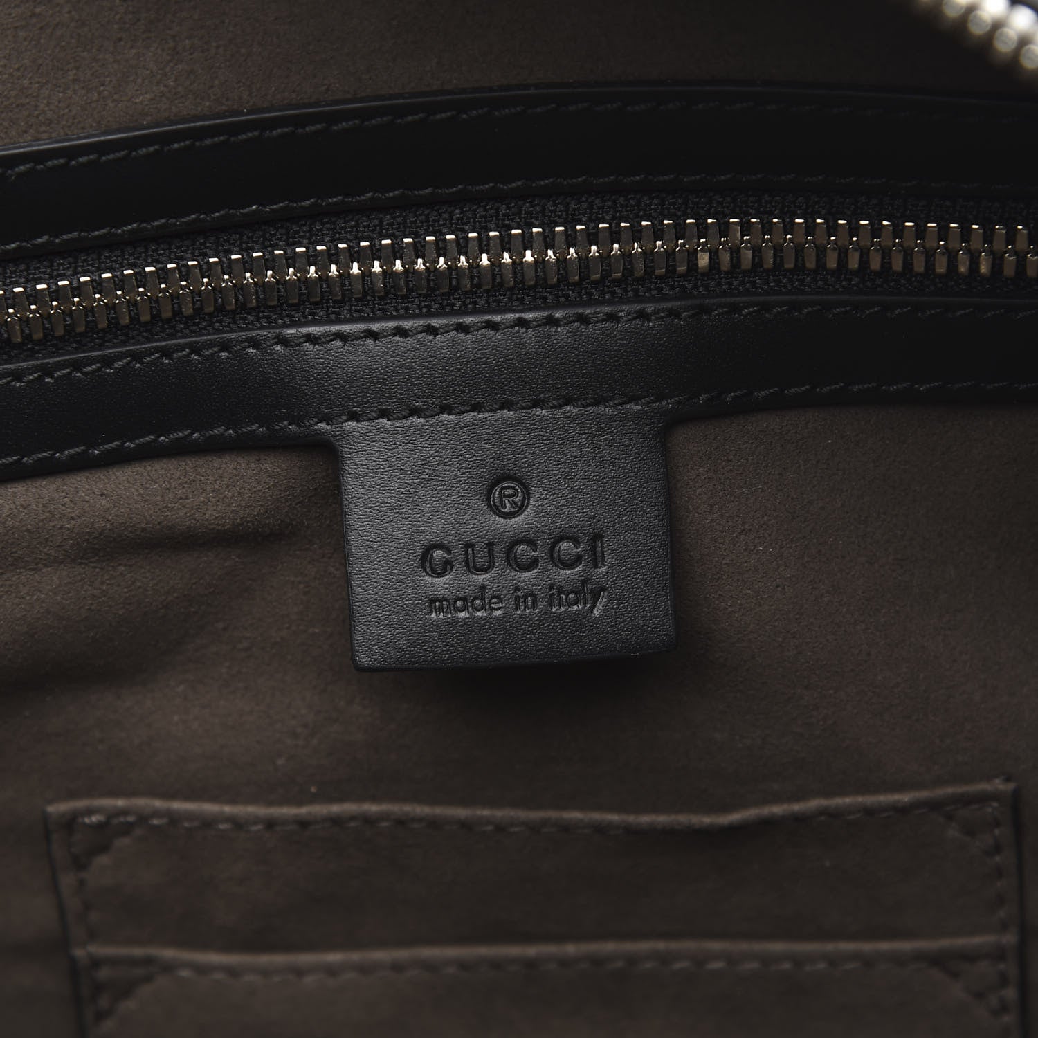 Gucci Guccissima Signature Briefcase Black 6 of 10