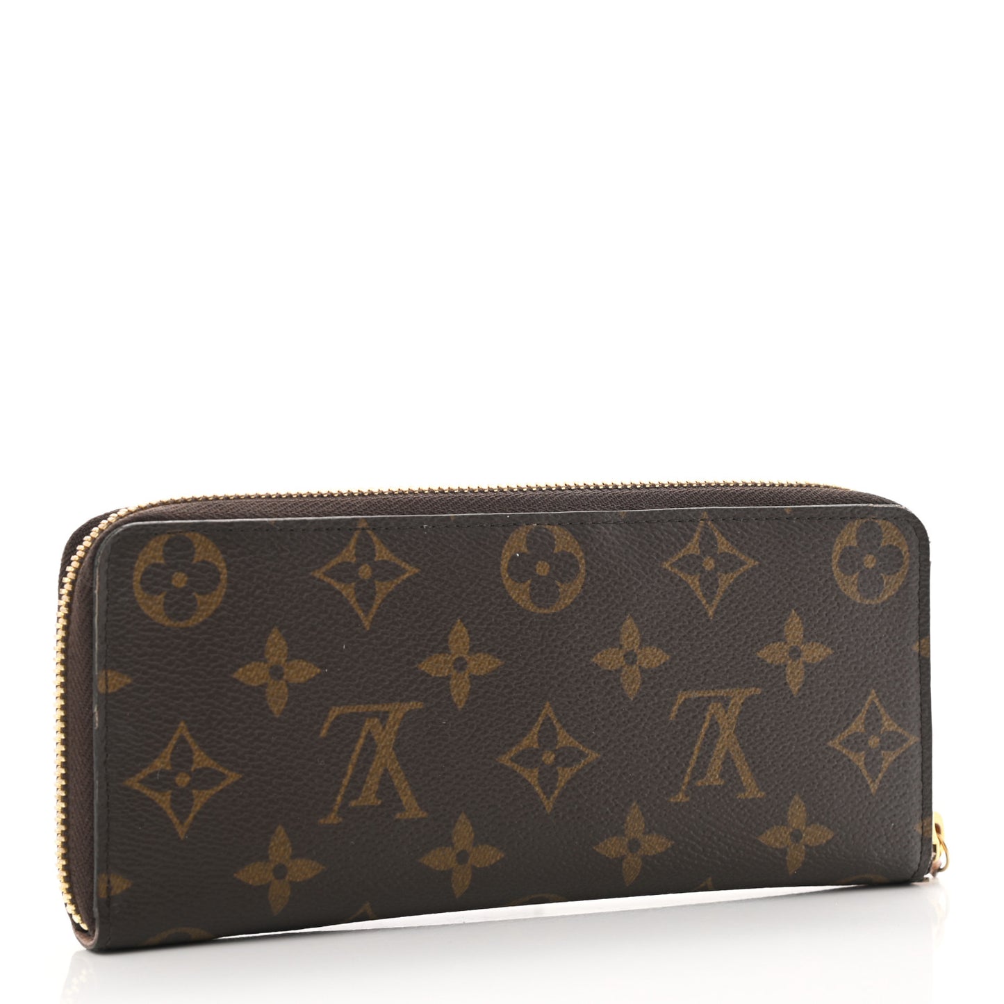 Monogram Clemence Wallet Rose Ballerine