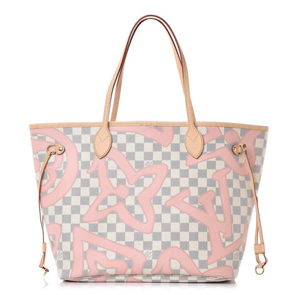 Louis Vuitton Damier Azur Tahitienne Neverfull MM 1 of 8