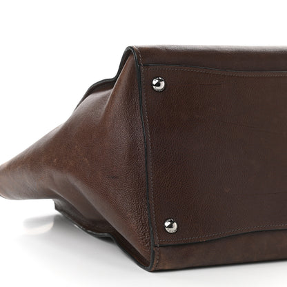 Prada Glace Calf Twin Pocket Tote Bruciato 9 of 17