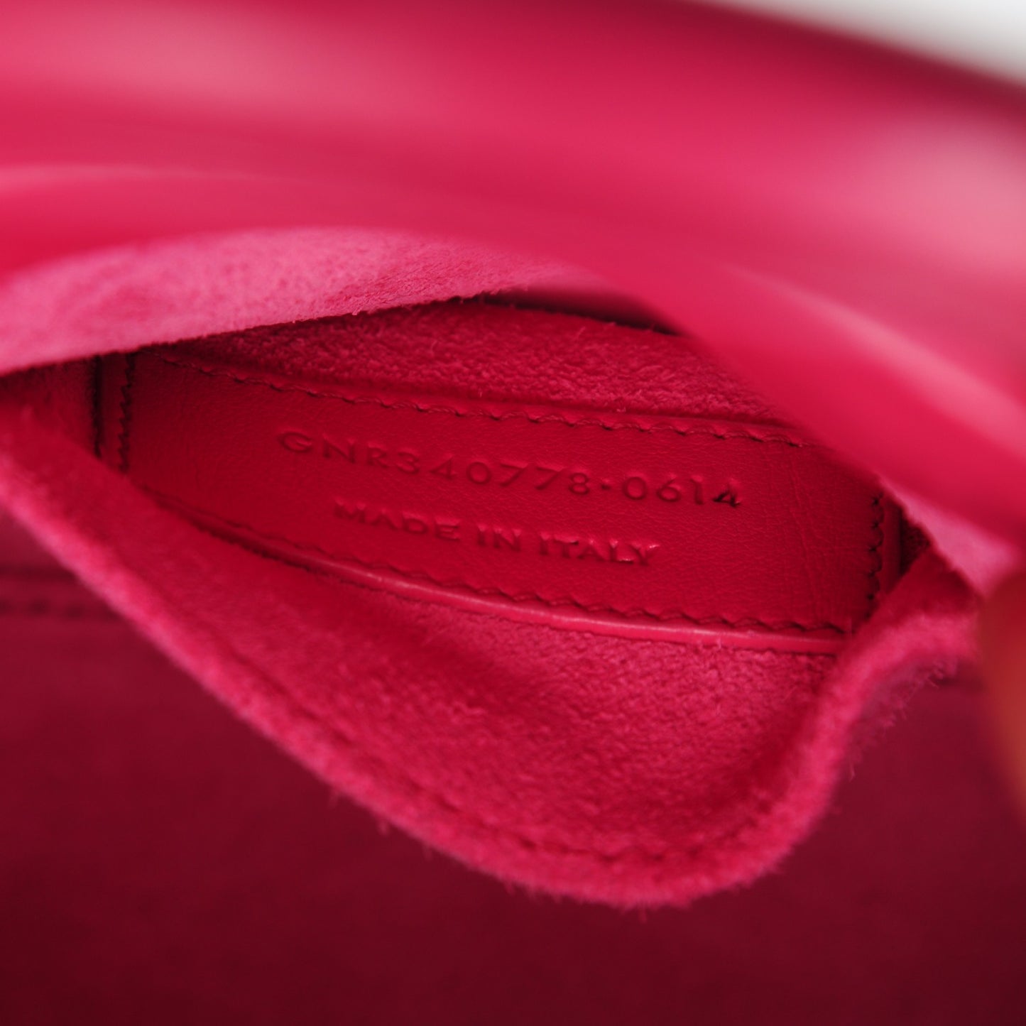 Calfskin Nano Sac De Jour Lipstick Fuchsia