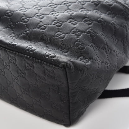 Gucci Guccissima Medium Classic Backpack Black 9 of 12