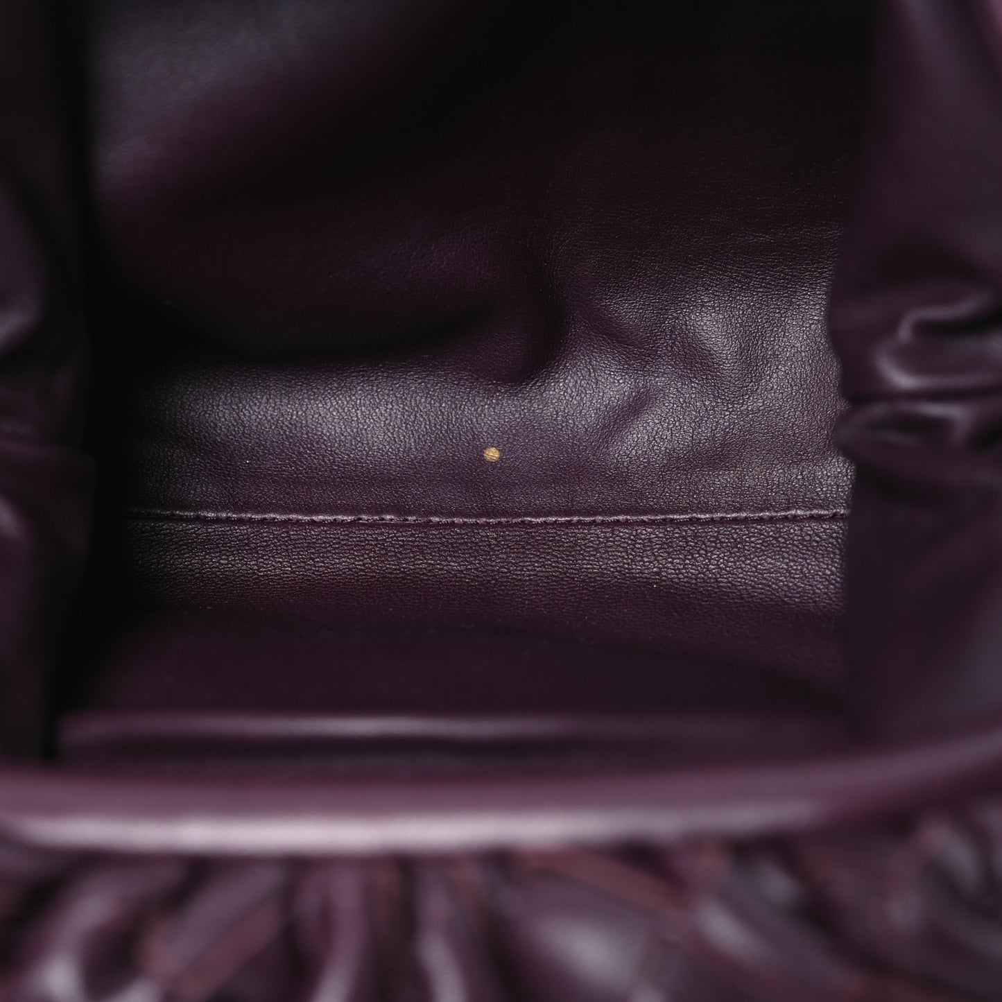 Nappa Intrecciato The Mini Pouch Grape