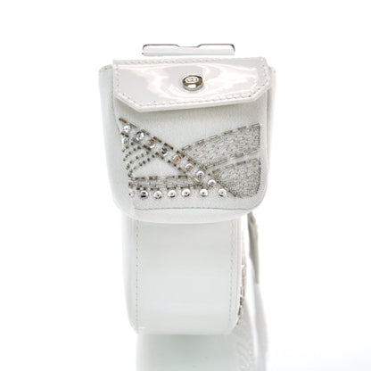Christian Dior Beaded Sequin Street Chic Columbus Avenue Bag White 8 of 11