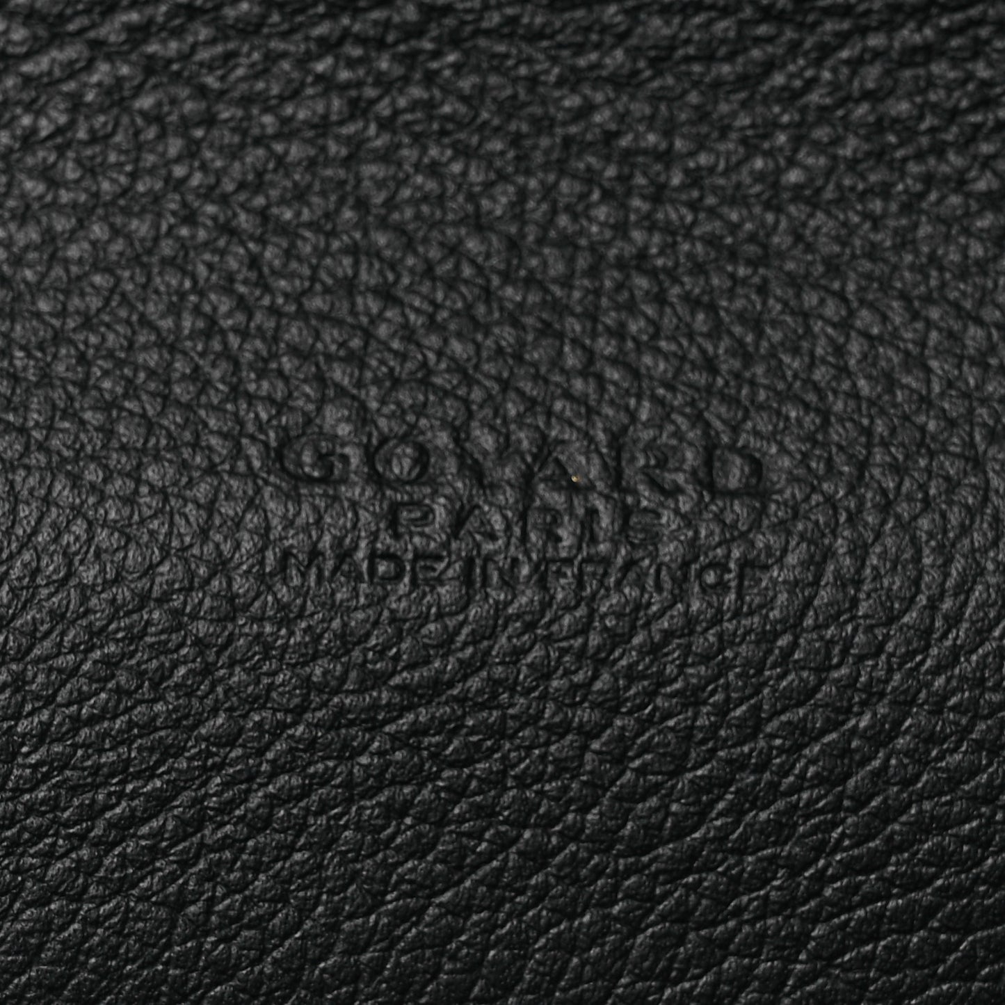 Goyardine Calfskin Chypre Wallet Pouch Black