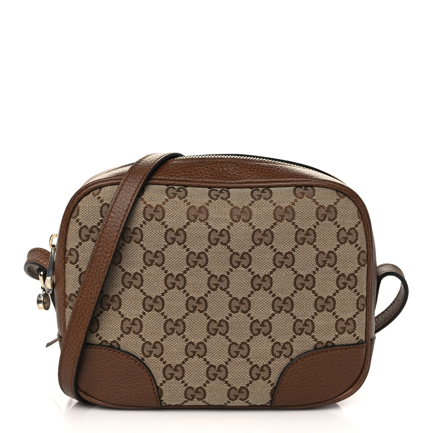 Monogram Mini Bree Messenger Bag Beige Tabacco