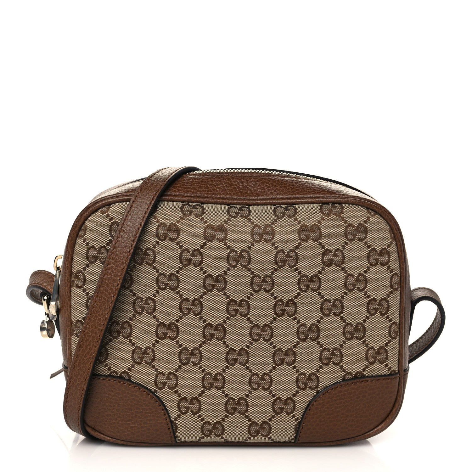 Gucci Monogram Mini Bree Messenger Bag Beige Tabacco 1 of 8