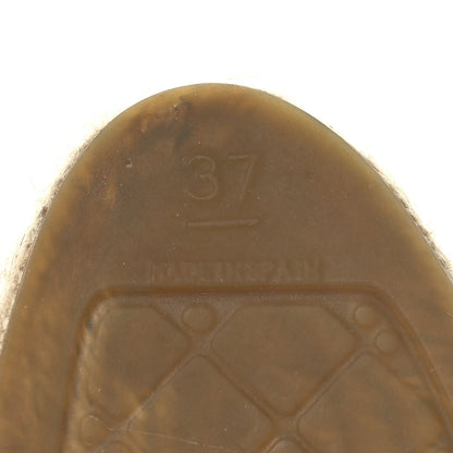 Chanel Lambskin CC Espadrilles 37 Dark Navy 8 of 11