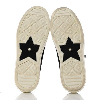 Christian Dior Canvas Dot Walk'N'Dior Low Top Sneakers 40 Black 5 of 9