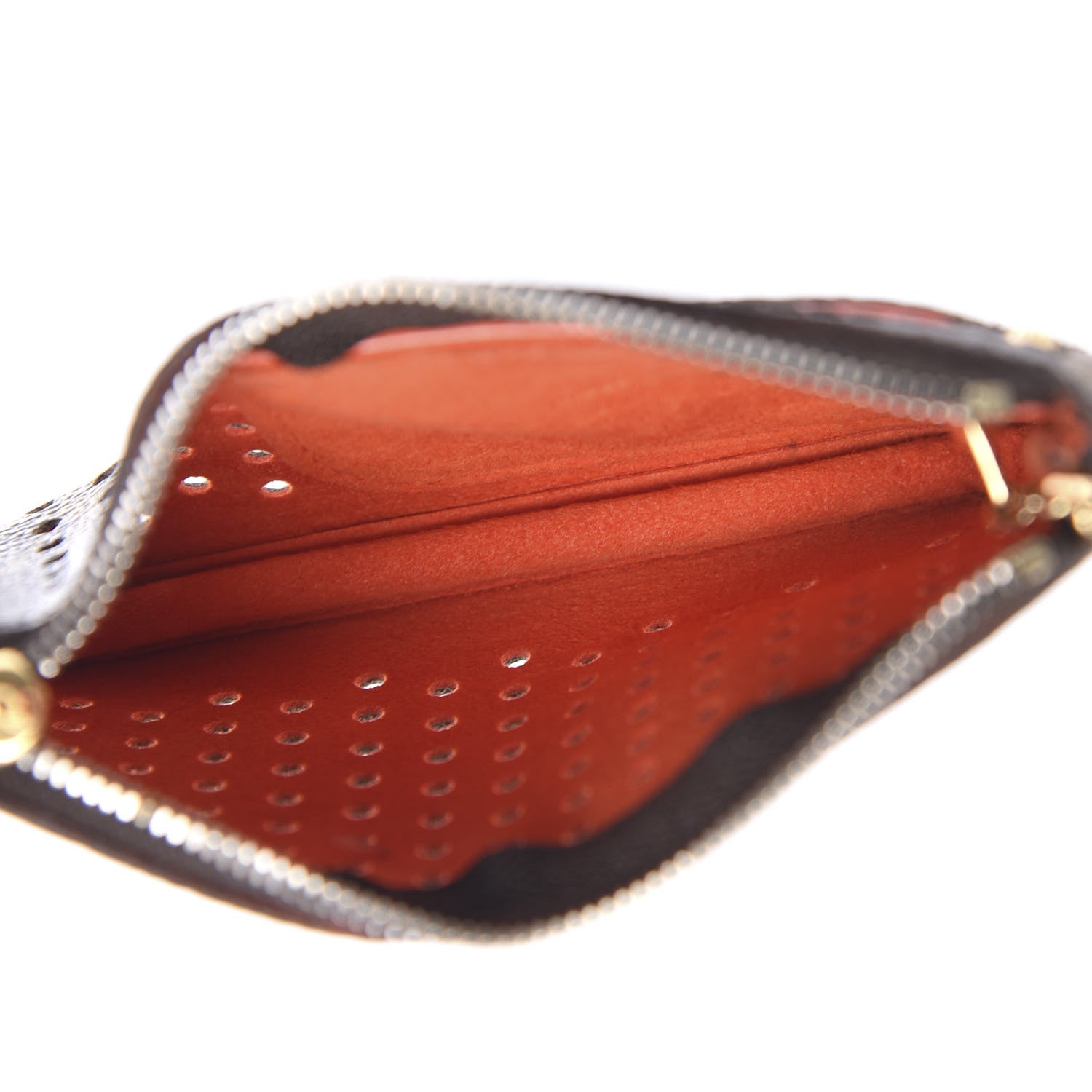 Louis Vuitton Monogram Perforated Key Pouch Orange 4 of 5