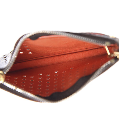 Louis Vuitton Monogram Perforated Key Pouch Orange 4 of 5
