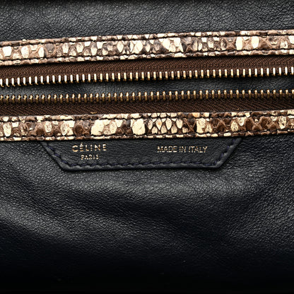 Celine Snakeskin Mini Luggage Beige 6 of 18