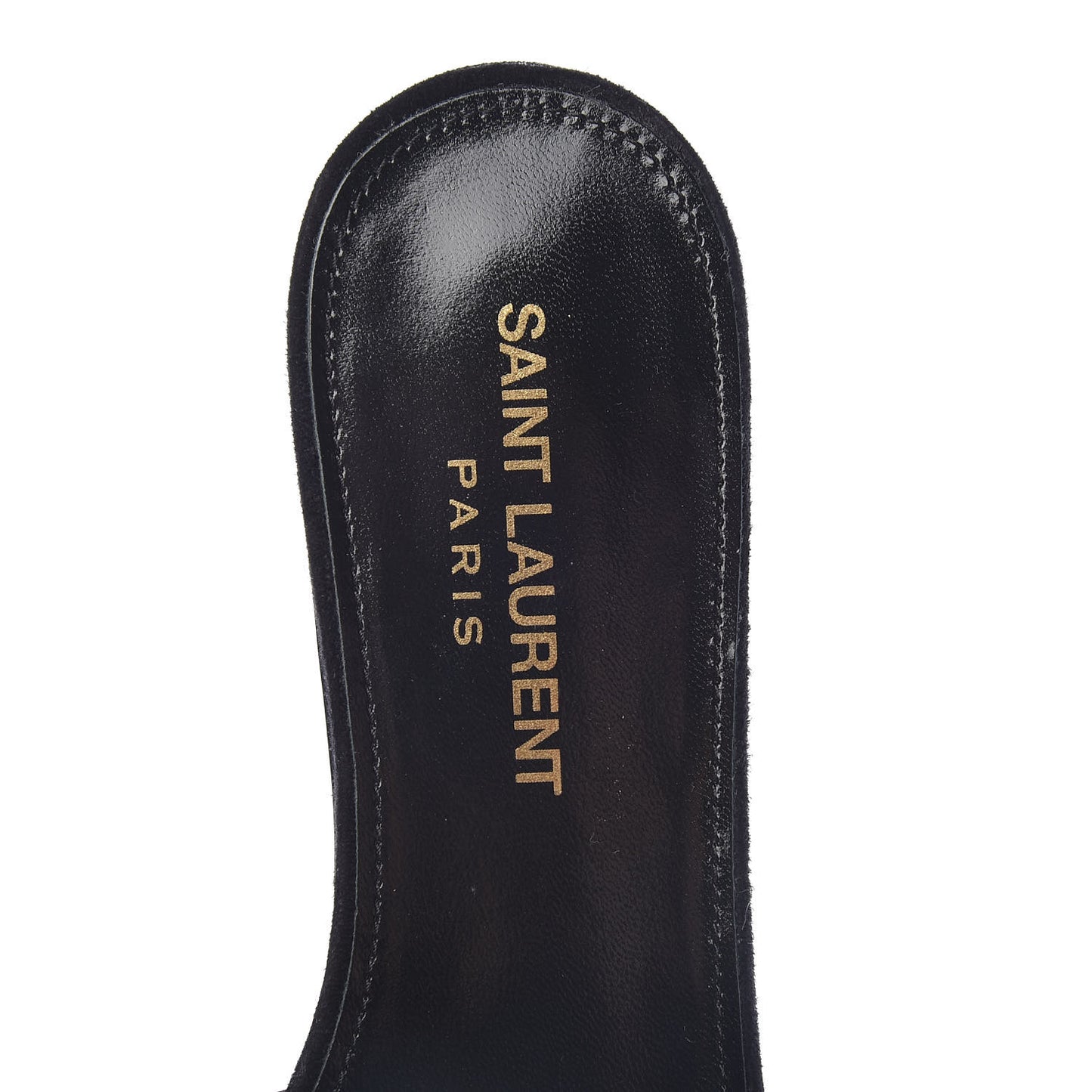 Suede Tribute 05 Slide Sandals 36 Black