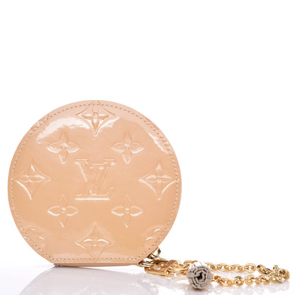 Louis Vuitton Vernis Chapeau Coin Purse Rose Florentin 1 of 6
