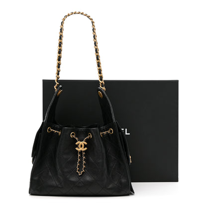 Chanel Caviar Quilted Small Chanel 25 Handbag Black 11 of 11