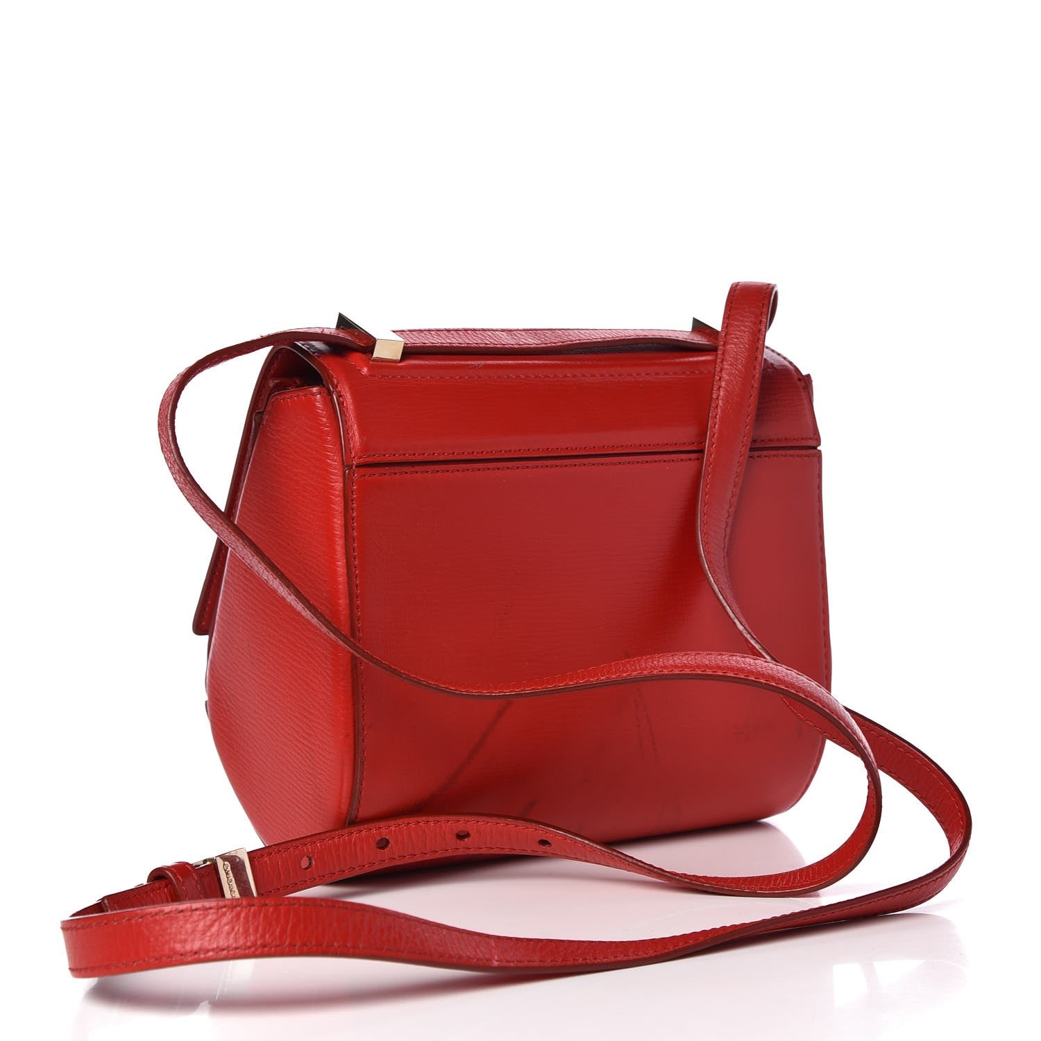 Givenchy Textured Calfskin Mini Pandora Box Crossbody Bag Red 3 of 18
