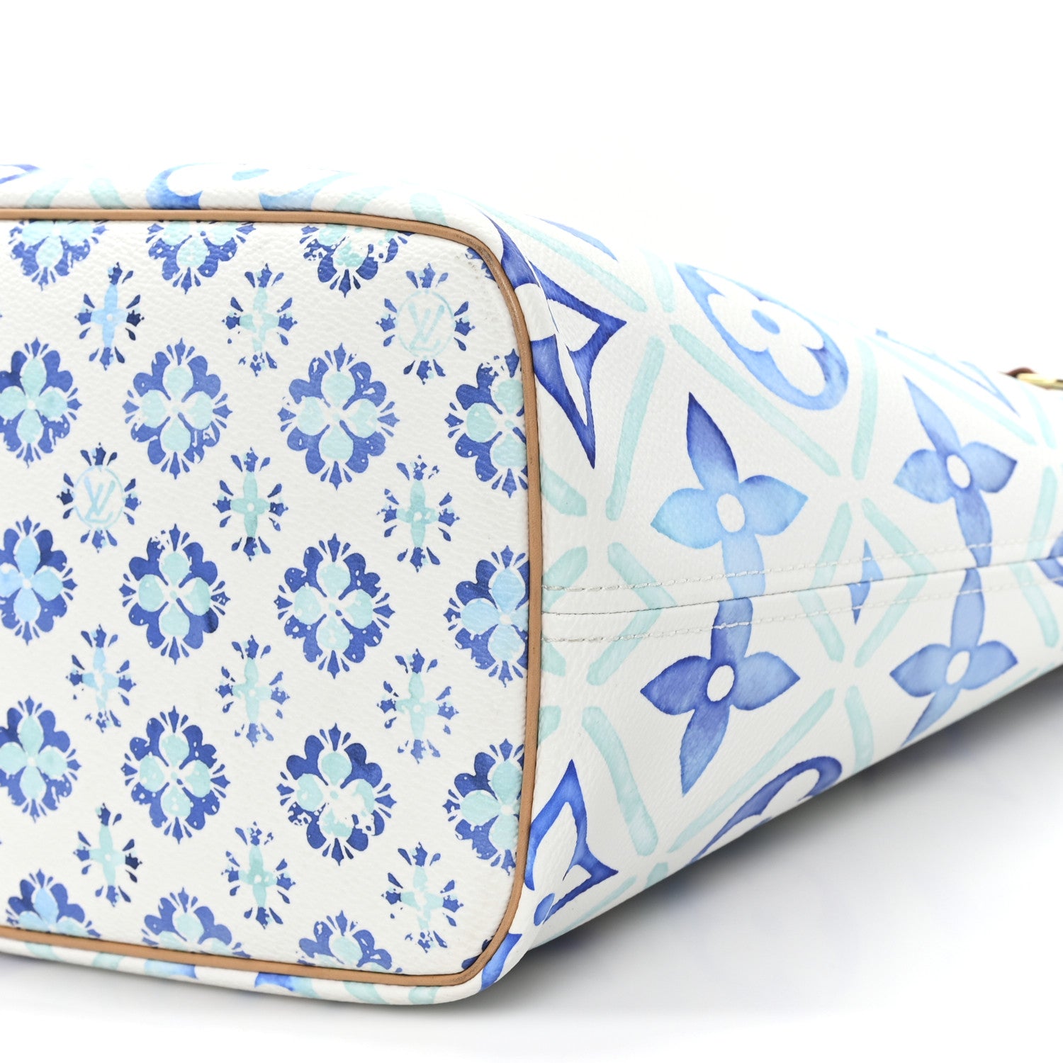 Louis Vuitton Monogram Tiles By The Pool 2.0 Neverfull MM Lagoon Blue 10 of 12