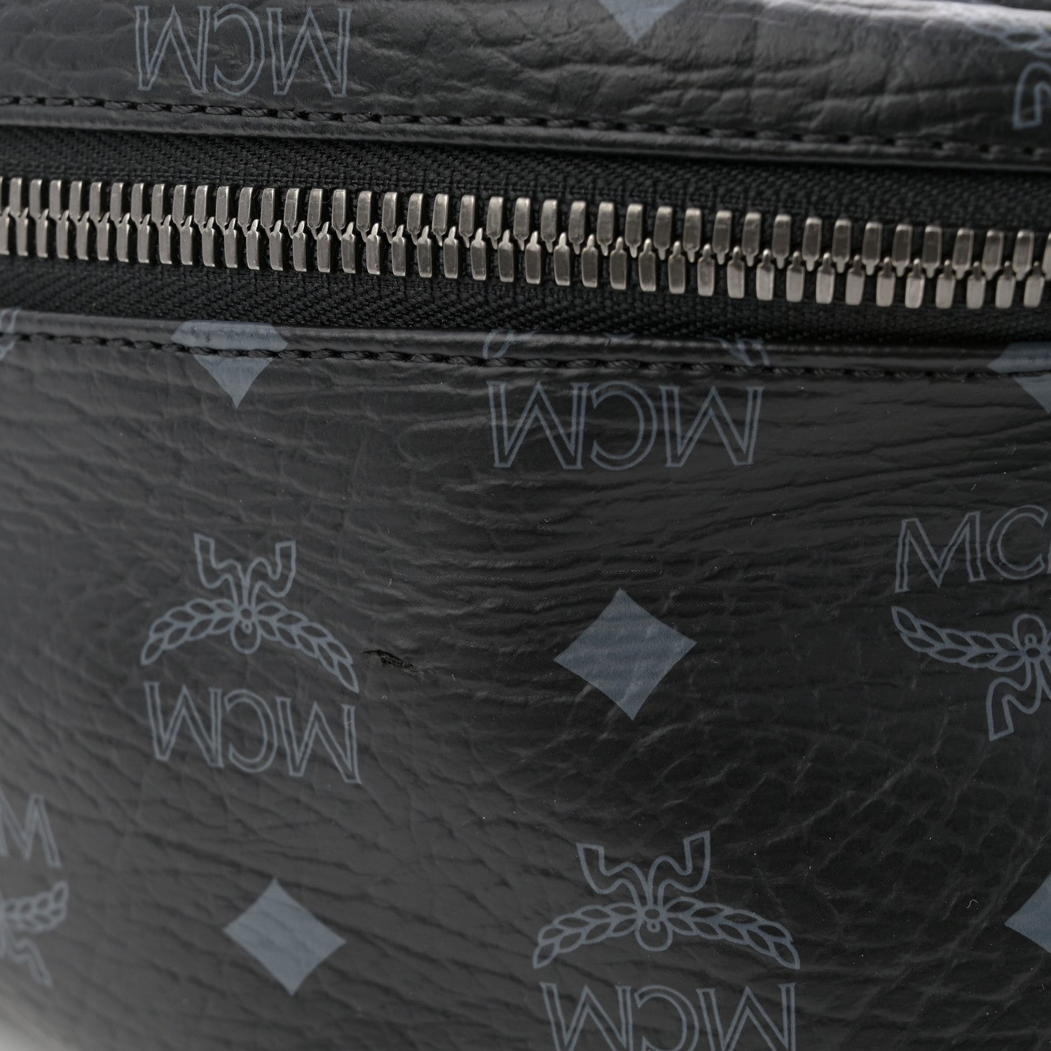 MCM Visetos Medium Sprinkle Stud Stark Backpack Black 11 of 11