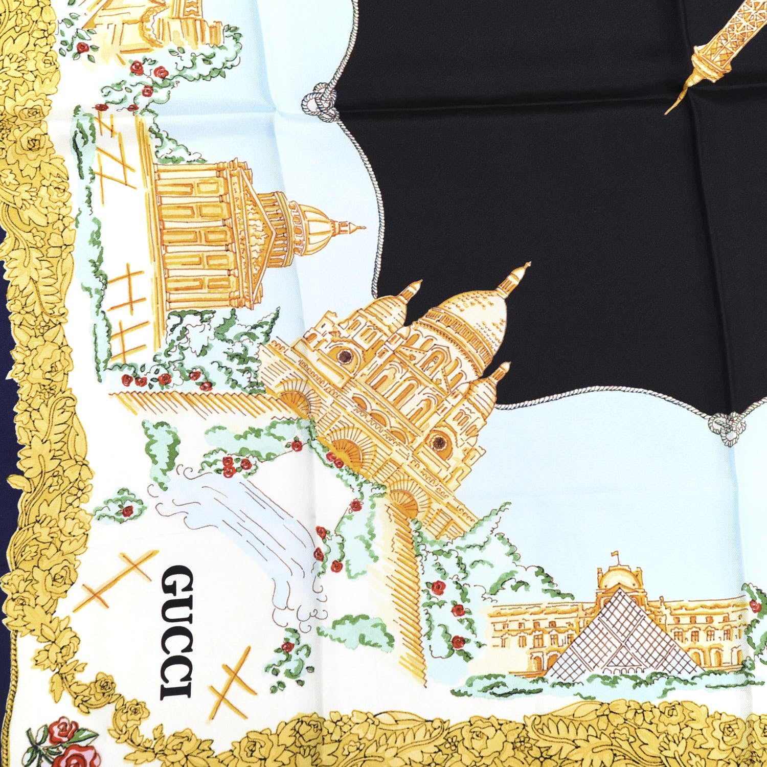 Gucci Silk Memories of Paris Scarf 4 of 5