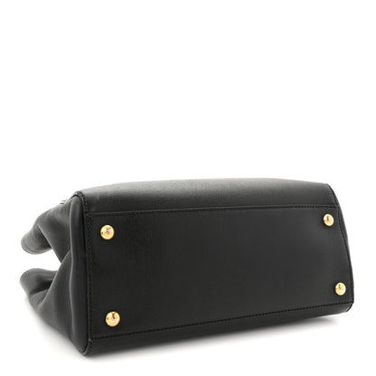 Fendi Vitello Elite Petite 2Jours Tote Black 4 of 12