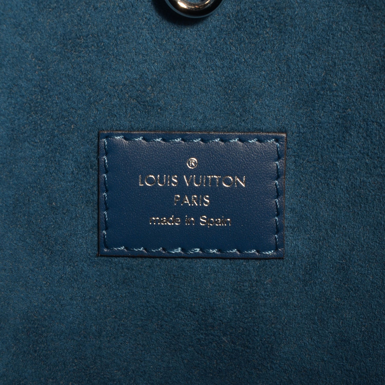 Louis Vuitton Epi Neverfull MM Indigo 7 of 8
