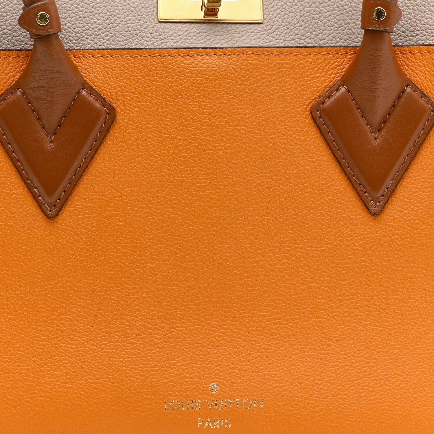 Louis Vuitton Calfskin Monogram On My Side Summer Gold 15 of 41