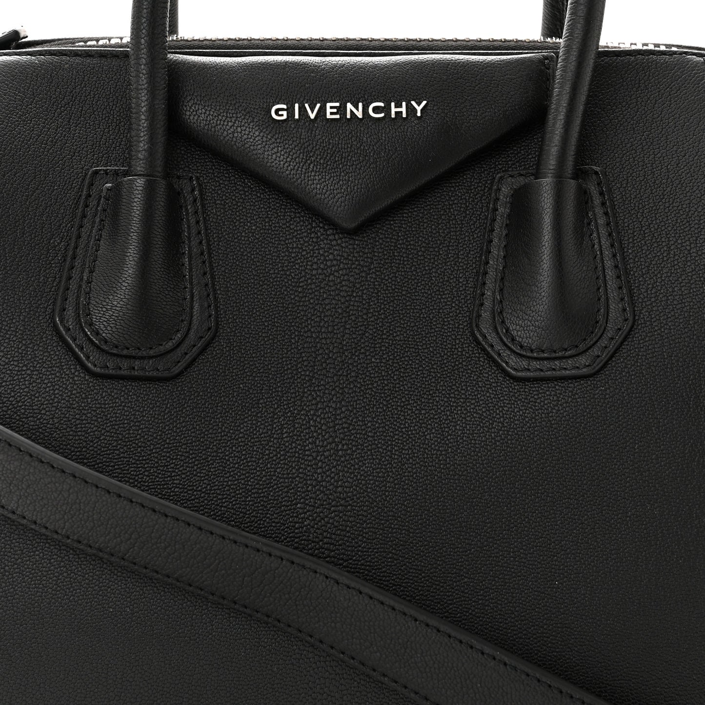 Sugar Goatskin Small Antigona Black