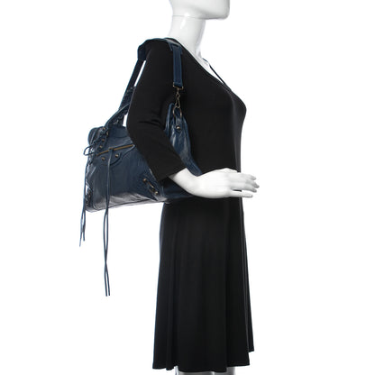 Balenciaga Agneau Classic Hardware City Bleu Obscur 2 of 10