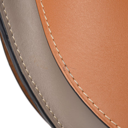 Loewe Grained Calfskin Gate Bag Amber Light Grey Rust 9 of 9