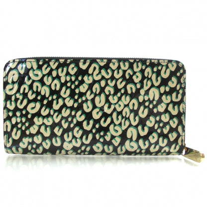 Louis Vuitton Leopard Zippy Wallet Blue Infini 2 of 7