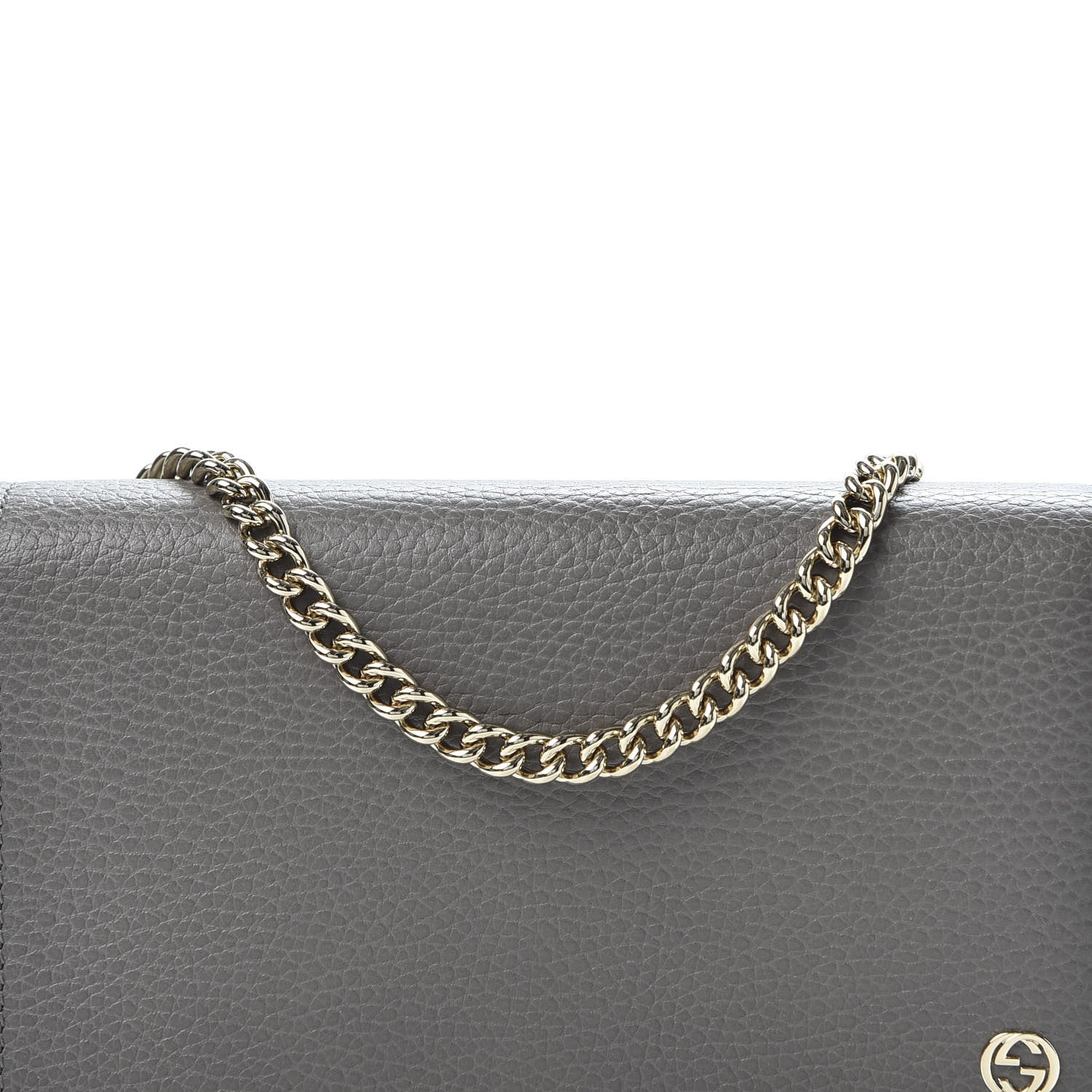 Gucci Dollar Calfskin Medium Betty Chain Wallet Loess 9 of 10