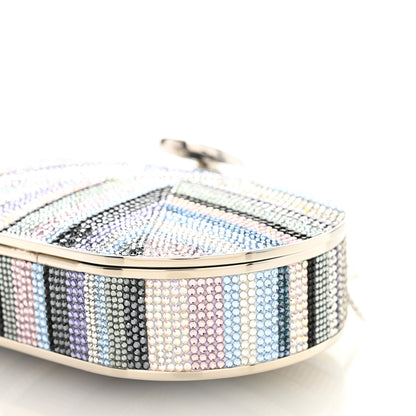 Judith Leiber Swarovski Crystal Minaudiere Clutch Multicolor 10 of 11