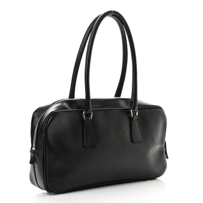 Prada Calfskin Bauletto Black 3 of 11