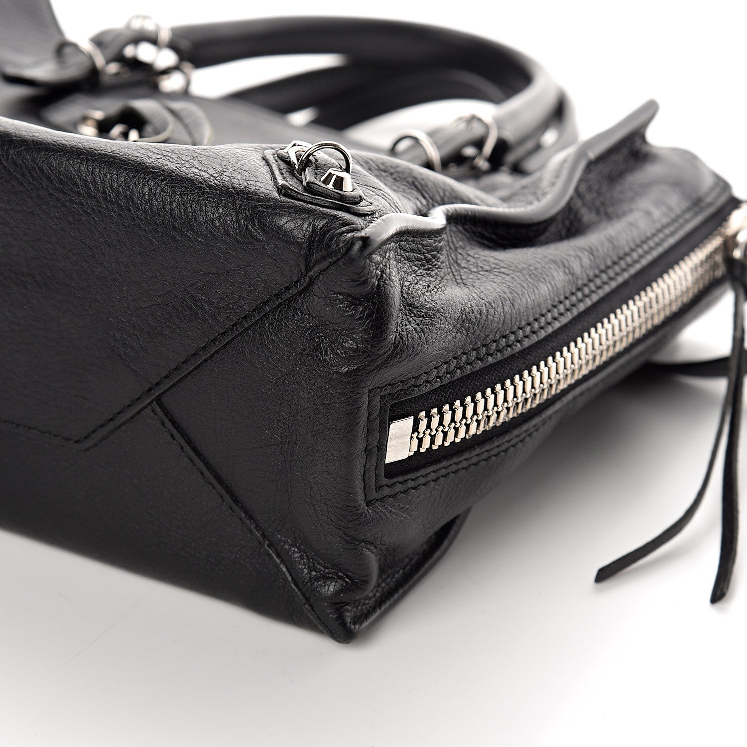 Balenciaga Calfskin Papier Mini A4 Tote Black 7 of 7