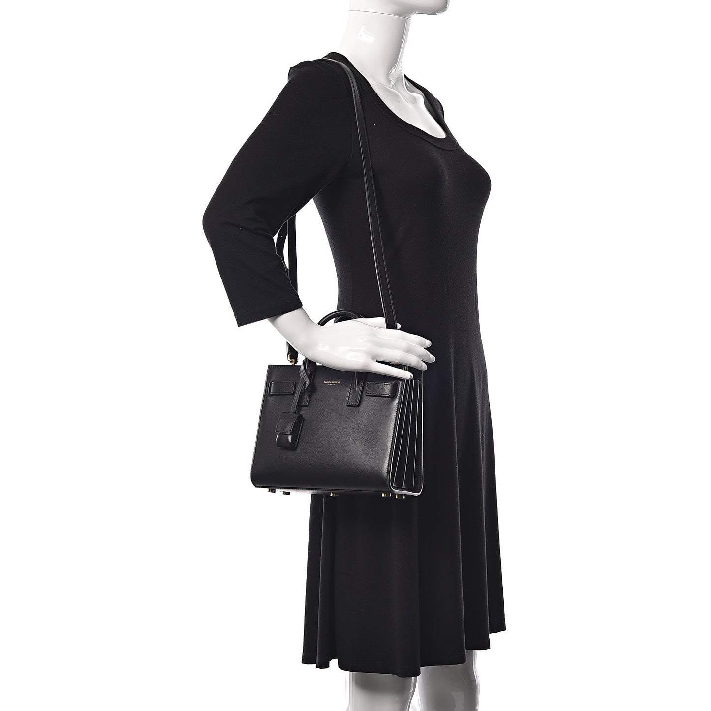 Calfskin Nano Sac de Jour Black