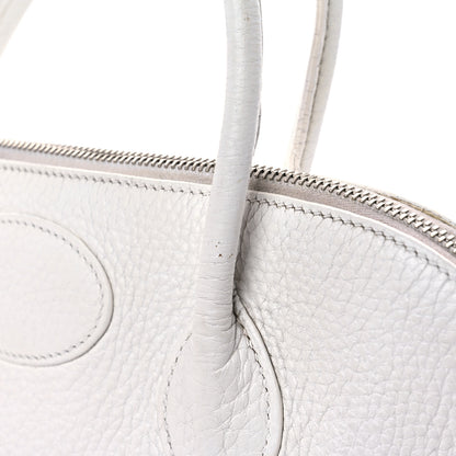 Hermes Taurillon Clemence Bolide 35 White 19 of 28
