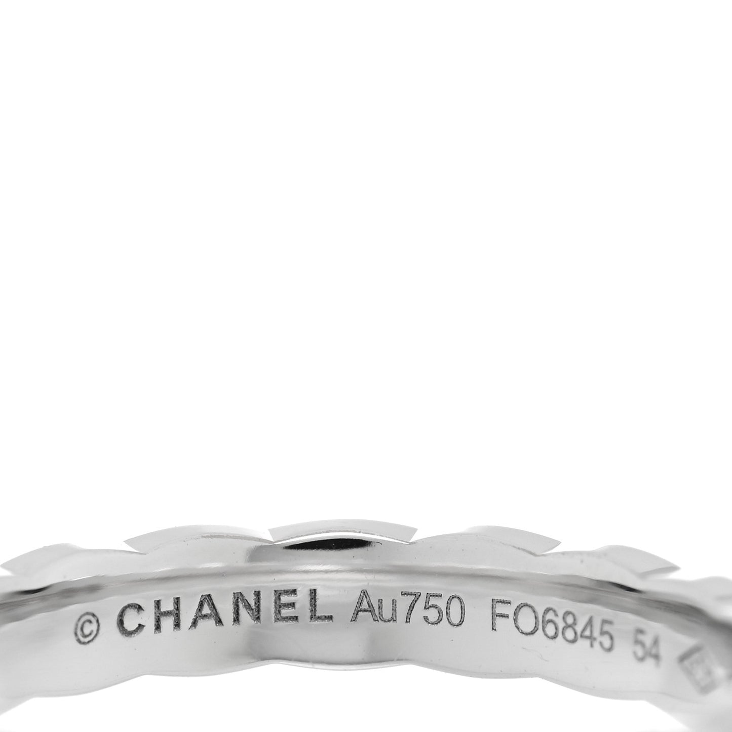 18K White Gold Mini Coco Crush Ring 54 7