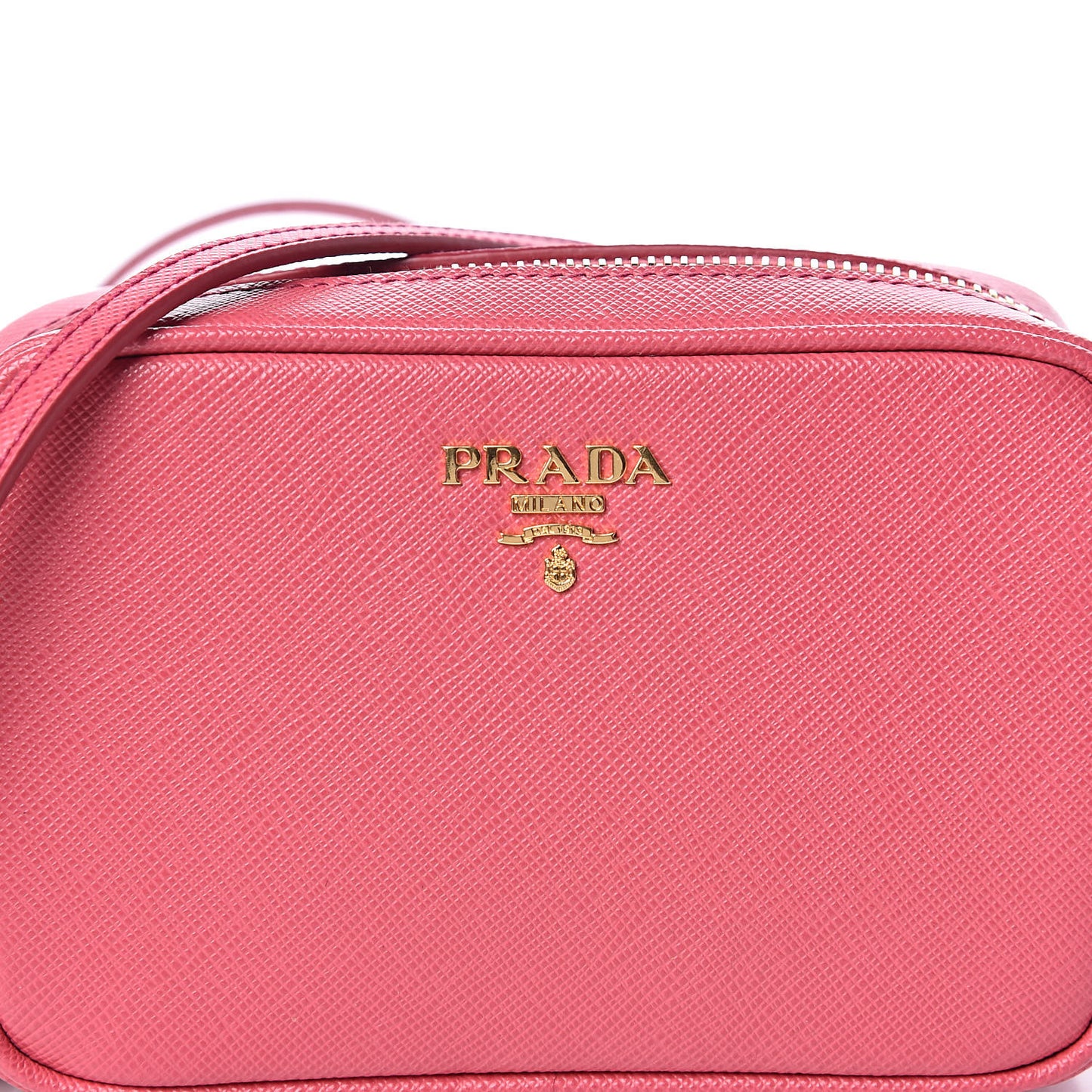 Saffiano Mini Camera Crossbody Peonia