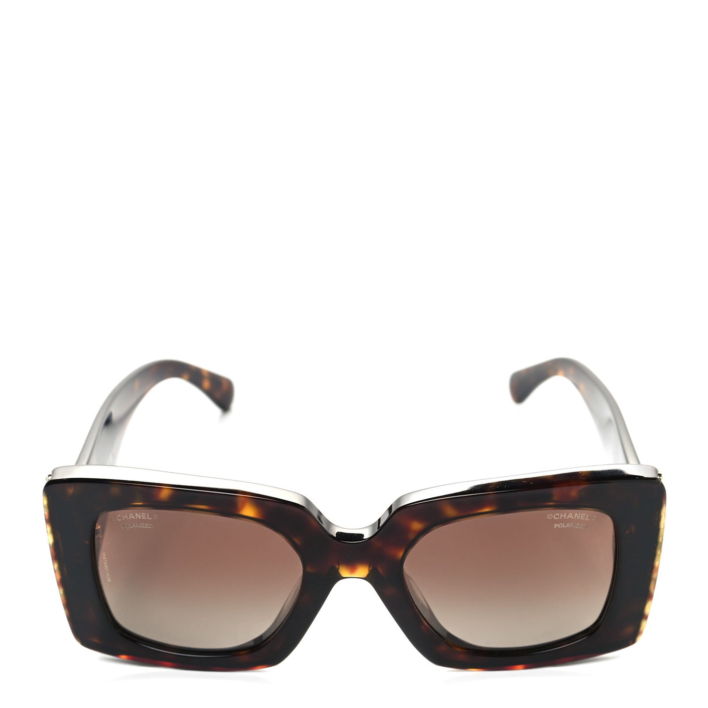 Acetate Pearl Rectangle Sunglasses 5480-H-A Tortoise