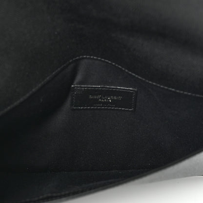 Saint Laurent Grain De Poudre Uptown Pouch Black 5 of 8