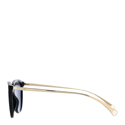 Chanel Acetate Metal Butterfly Sunglasses 5459 Black Gold 4 of 7