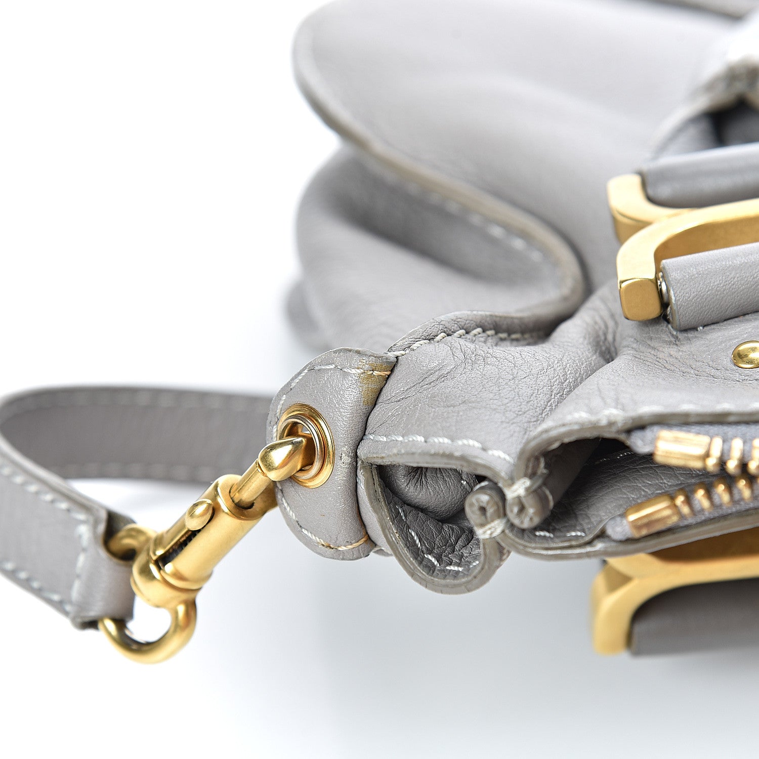 Chloe Calfskin Medium Marcie Satchel Cashmere Grey 15 of 19