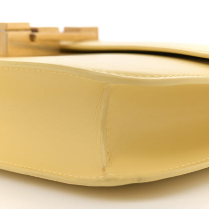 Saint Laurent Smooth Calfskin Carre Satchel Paille 10 of 13