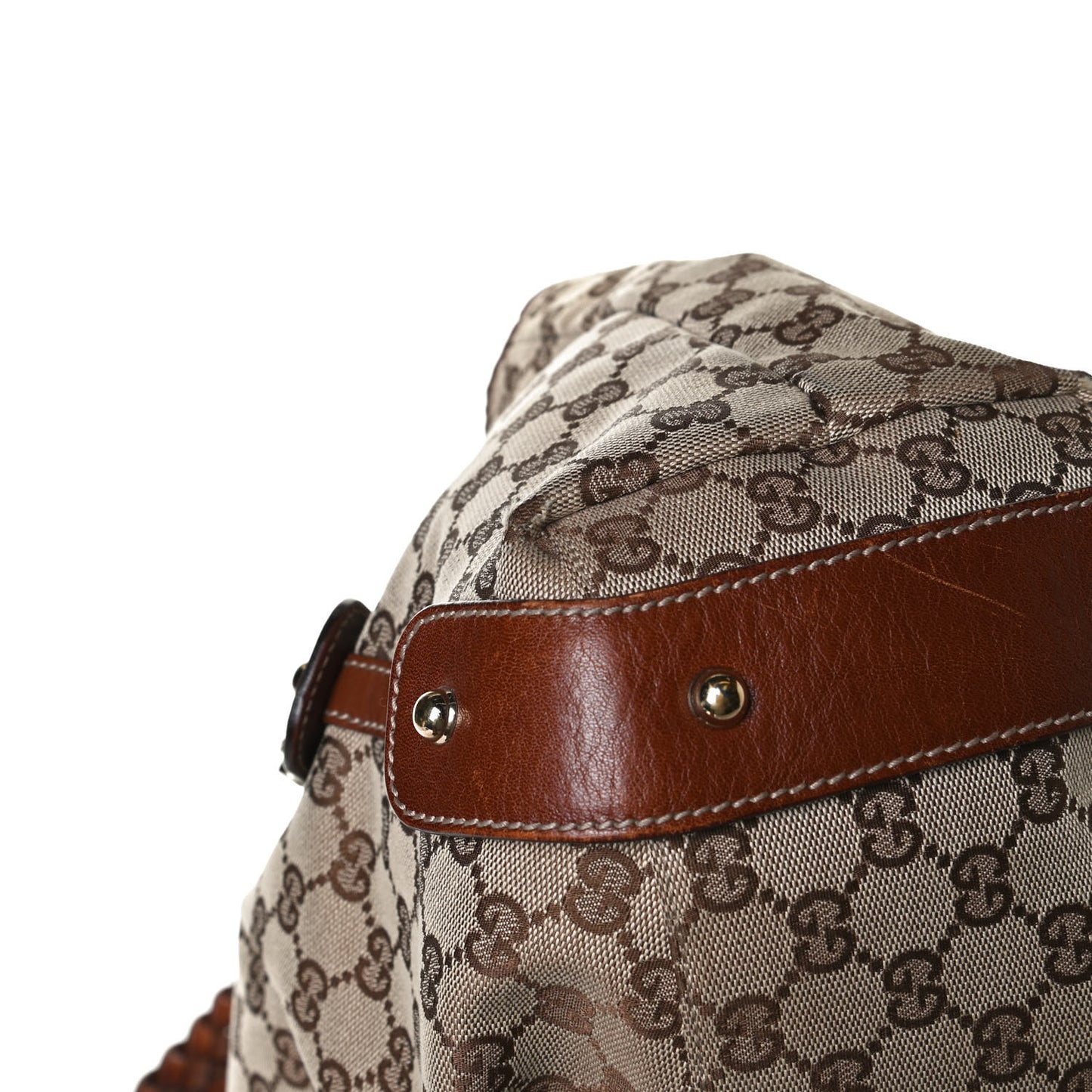 Monogram Medium Pelham Shoulder Bag Brown