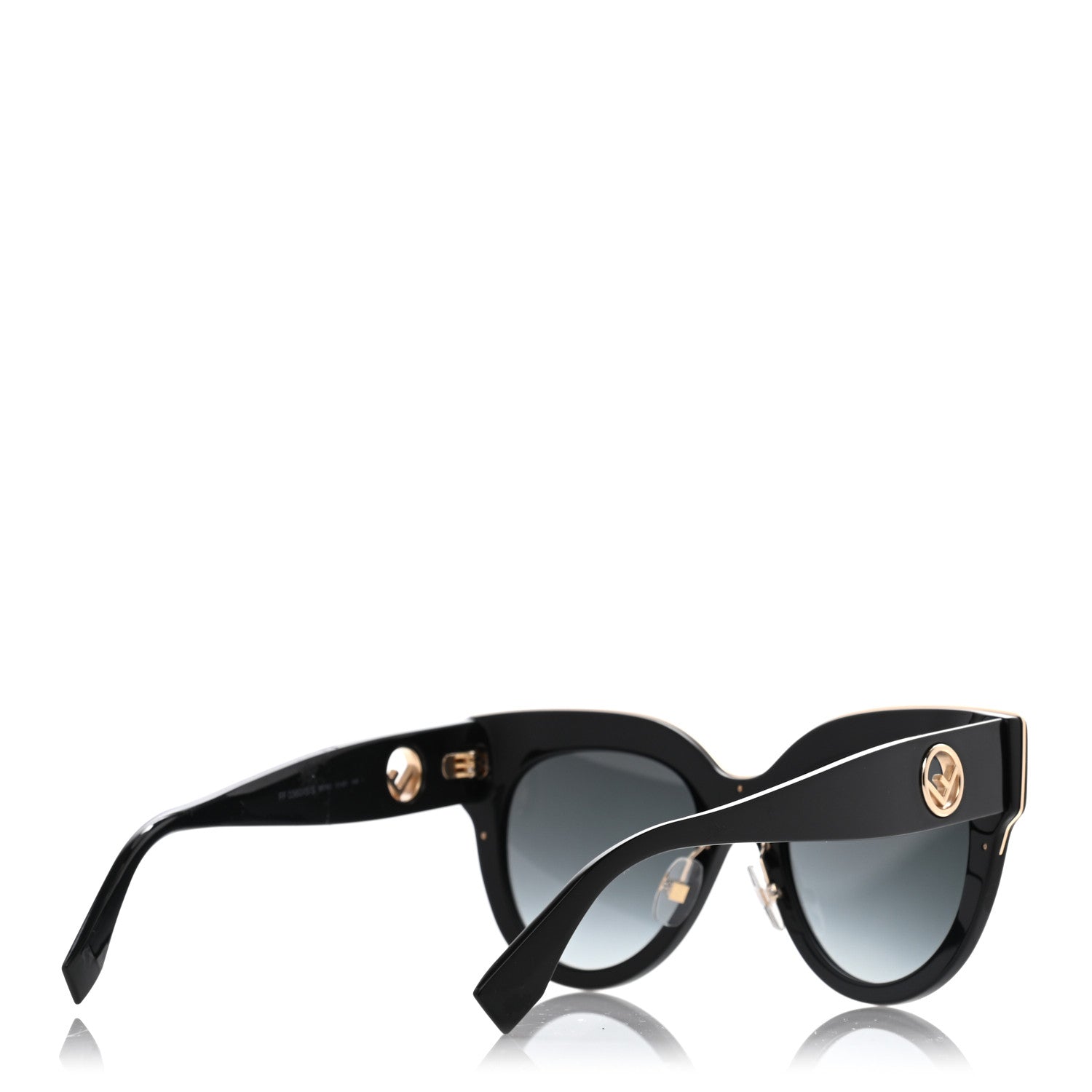 Fendi Acetate F is Fendi Cat Eye Sunglasses FF 0360/G/S Black 4 of 7