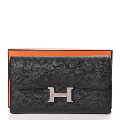 Hermes Epsom Constance Long Wallet Black 8 of 8